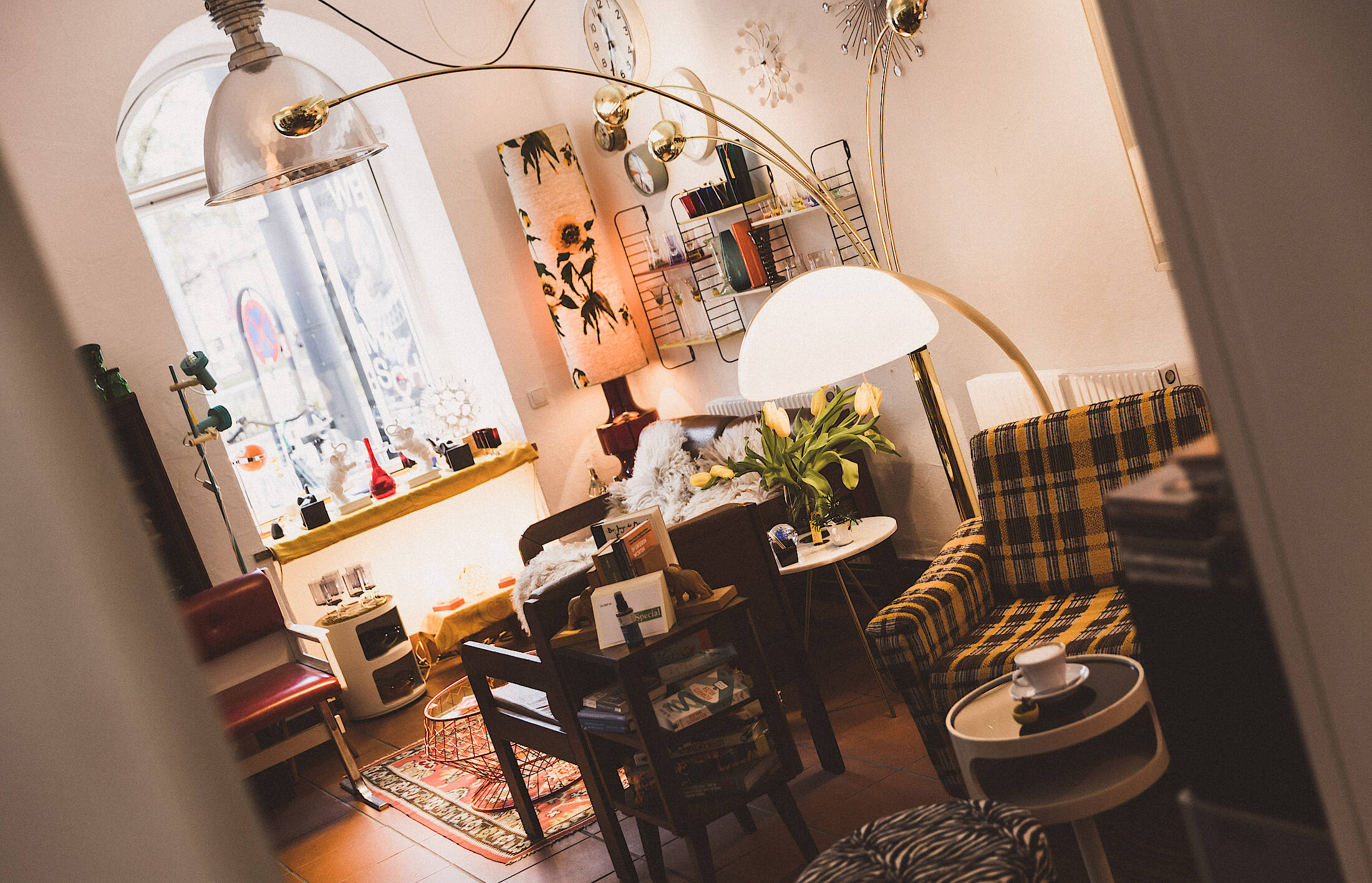 Möbel im Vintage-Café Freudig