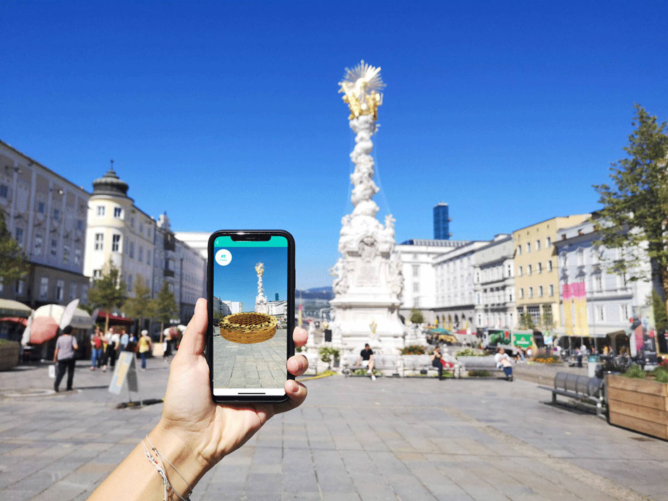 Mit der Visit-Linz-App die Stadt spielerisch erkunden