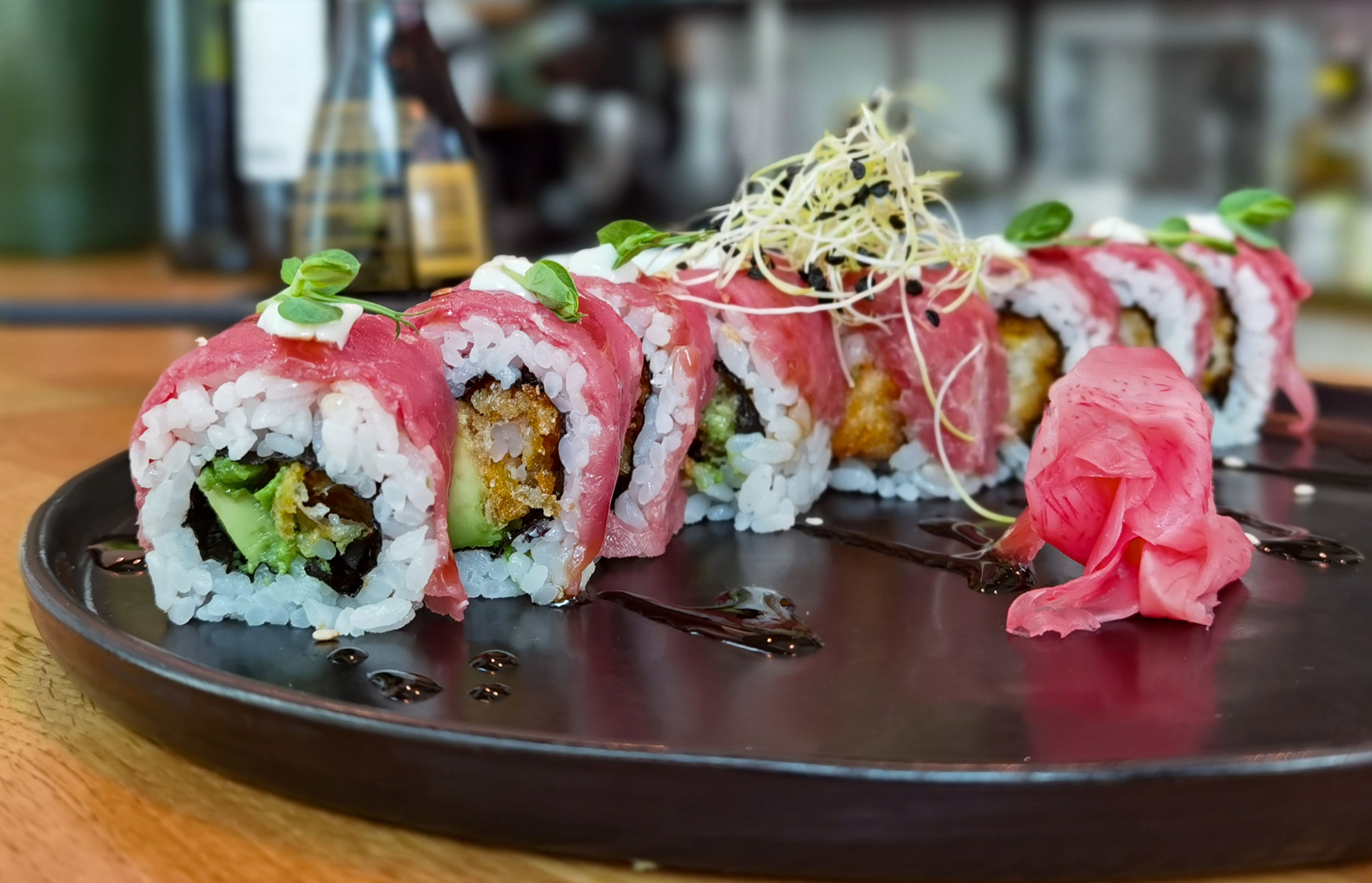 Bester Geschmack und höchste Qualität zeichnen das Sushi aus.