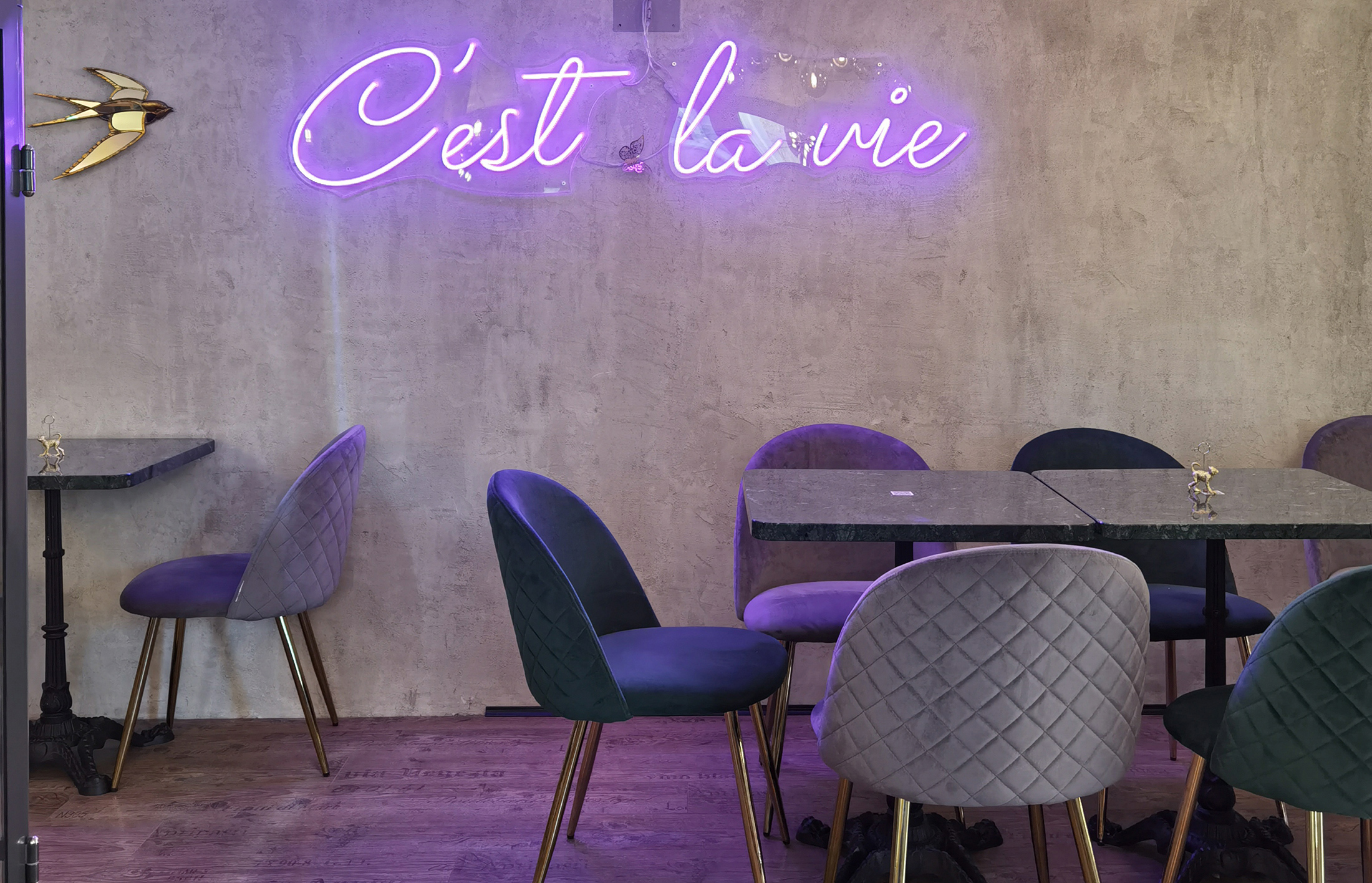 Innenbereich des Le Bonbon Café