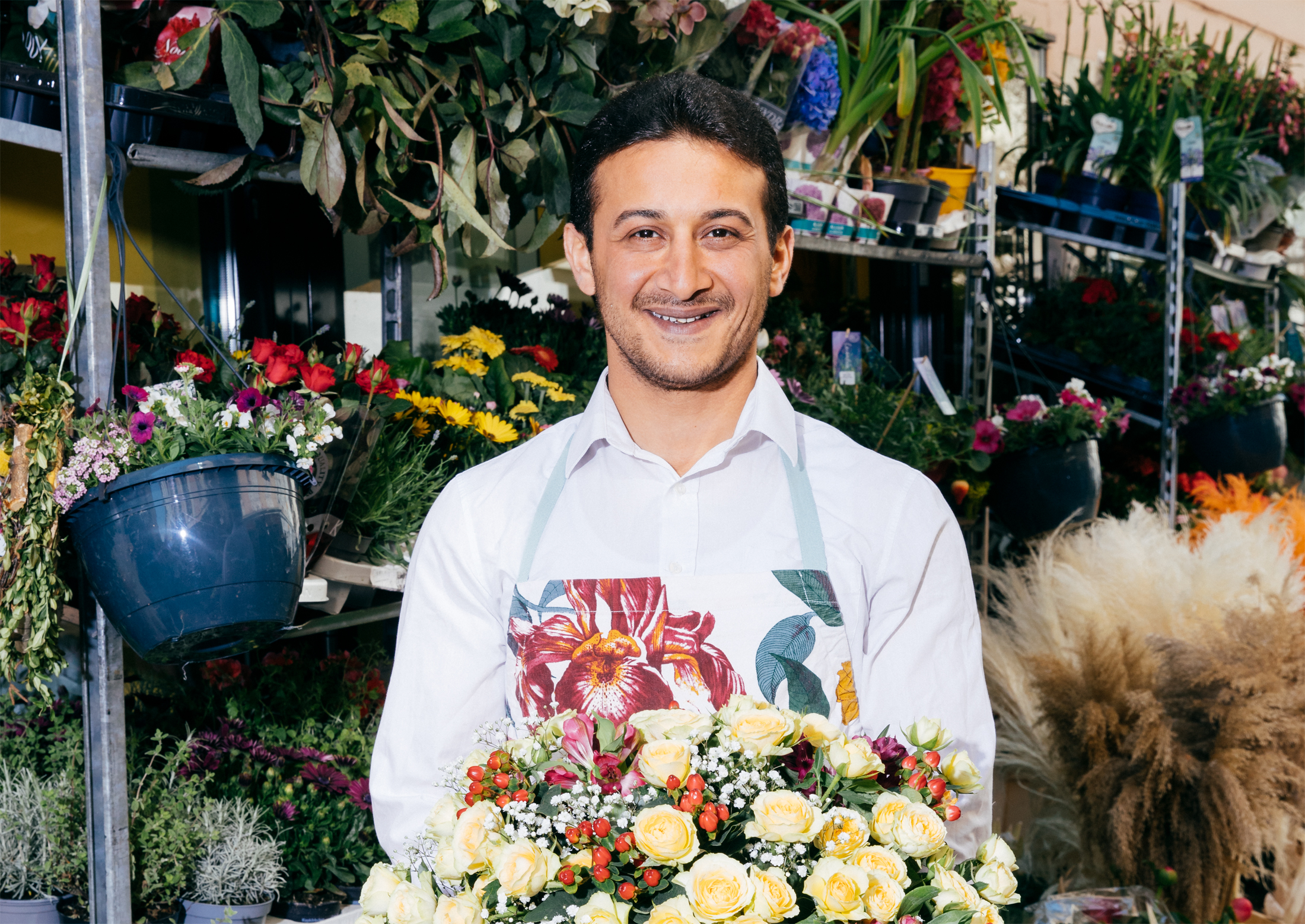 Blumenverkäufer Mohamed